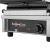 Electric Small Grill  - Ribbed Upper & Lower Plates From KRAMPOUZ
