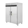 Upright Stainless Steel Ventilated Cabinet Freezer Double Door - 1300 L From PIOKIT