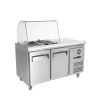 Salad & Toppings 2 Doors Refrigerator With Prep Space – 314LT From PIOKIT