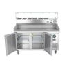 Horizontal 2 Doors Preparation Refrigerator – 390LT From PIOKIT