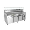 580L 3 Door Pizza Prep Refrigerator - from Piokit