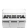 Stainless Steel 3 Doors Preparation Refrigerator – 368LT From PIOKIT