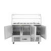 Stainless Steel 3 Doors Preparation Refrigerator – 368LT From PIOKIT