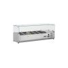 Countertop Salad Display Refrigerator 120cm – 5 GN 1/4 From PIOKIT