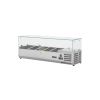 Countertop Salad Display Refrigerator 120cm – 5 GN 1/4 From PIOKIT