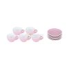 Espresso Cup And Saucer Set - 5 PCS - 80ML From TIAMO - Pink