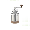 مطحنة القهوة اليدوية - سعة 140 جرام من تيامو - فضي