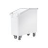 White Slant Top Mobile Ingredient Storage Bin – 80LT From CAMBRO