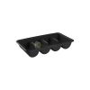 Cutlery Tray 4 Compartments - Black Color From PIOKIT