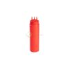 3 Nozzle Sauce Bottle Red - from Piokit