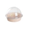 Round Bread Basket With Cover - from Piokit
