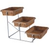 Three Layers Rectangular Rattan Basket From PIOKIT
