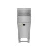 Stainless Steel Hand Sink With Pedestal Base – 106 CM Height From PIOKIT