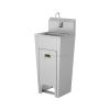 Stainless Steel Hand Sink With Pedestal Base – 106 CM Height From PIOKIT