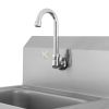 Stainless Steel Hand Sink With Pedestal Base – 106 CM Height From PIOKIT