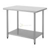 Stainless Steel Cutting Table with HDPE Top - from Piokit