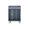 Tray Tableware Cart 8 Slots Grey Color PIOKIT