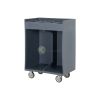 Tray Tableware Cart 8 Slots Grey Color PIOKIT