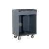 Tray Tableware Cart 8 Slots Grey Color PIOKIT