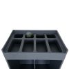 Tray Tableware Cart 8 Slots Grey Color PIOKIT