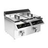Electric 2 Tanks Countertop Deep Fryer – 8LT Each From PIOKIT