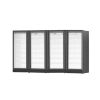 Upright 4 Glass Doors Display Refrigerator 28EF – 280CM From PIOKIT