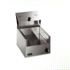 Stainless Steel Electric Chip Warmer With Double Foldable To The Rare hinged lid From LINCAT