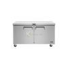 2 Door Stainless Steel Undercounter Refrigerator From PIOKIT 