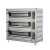 Gas Professional Deck Oven 3 Decks 9 Trays with Steam From PIOKIT