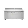 Stainless Steel 3 Doors Refrigerator Prep Table – 185 CM 928 LT From PIOKIT