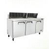 Stainless Steel 3 Doors Refrigerator Prep Table – 185 CM 928 LT From PIOKIT