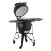 Ceramic Charcoal Grill –  48 cm -  Black - From PioKit