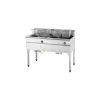Stainless Steel Electric Fryer Double Tank – 60L From PIOKIT