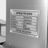 Stainless Steel Single Tank Electric Fryer – 32LT PIOKIT 