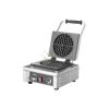 Round 90D Waffle Maker Single Plate – 18CM From MAYFAIR – Silver