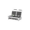 Rectangular 90D Waffle Maker Double Plate – 21CM For Each Plate From MAYFAIR – Silver