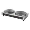 Stainless Steel Electric Square Crepe Maker – 2 Cast Iron Plat From PIOKIT