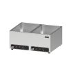Electric Countertop Heated Bain Marie 2 Tanks With Faucet From MAYFAIR