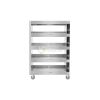 Stainless Steel Heated Showcase With 4 Decks – 120 From MAYFAIR