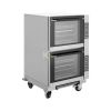Stainless Steel Double Multifunction Oven – 2 Decks With 4 Layers Each From MAYFAIR
