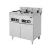 Stainless Steel Double Tank Electric Fryer – 16L Each From MAYFAIR
