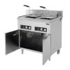 Stainless Steel Double Tank Electric Fryer – 16L Each From MAYFAIR