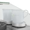 Stainless Steel Electric Mini Pancake Serving Station With Glass Fence – 2 Cast Iron Plate From MAYFAIR