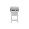 Stainless Steel Wall-Mounted Single Sink Table - 57 CM  From MAYFAIR