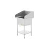 Stainless Steel Wall-Mounted Single Sink Table - 57 CM  From MAYFAIR