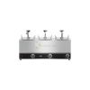 Stainless Steel Pump Hot Sauce Dispenser – Triple From MAYFAIR