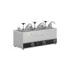 Stainless Steel Pump Hot Sauce Dispenser – Triple From MAYFAIR