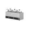 Stainless Steel Pump Hot Sauce Dispenser – Triple From MAYFAIR