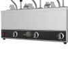 Stainless Steel Pump Hot Sauce Dispenser – Triple From MAYFAIR