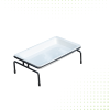 Coated Steel Rack Metro With Porcelain Platter - 1/1 GN Pan From MAYFAIR - Black